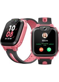 Smartwatch IMOO "Watch Phone Z1 Kinder", grapefruitrot, grapefruitrot, Smartwatches, 33, 4G (LTE), Smartwatch
