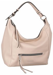 Hobo Bruno Banani "Amalfi", Damen, Gr. B/H/T: 42cm x 32cm x 18cm, beige, Lederimitat, Taschen Hobo, Beuteltasche Schultertasche verstellbarer Schulterriemen