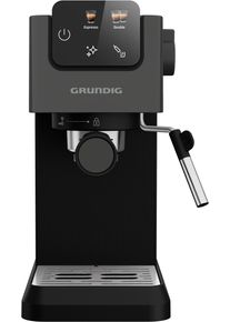 Grundig Espressomaschine "KSM 4330", schwarz (schwarz inox, schwarz), B:14,5cm H:31cm T:42,5cm, Kaffeemaschinen, mit Touch-Display, Espressomaschine