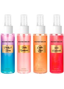 women'secret Duft-Set WOMEN'SECRET "Women Secret Body Mist 4x 50ml Set "Senses", bunt (200 ml), Parf&uuml;ms, Damen, Duft-Set, mit verf&uuml;hrerischer Eleganz