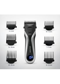 Haar- und Bartschneider Grundig "MC 8840", schwarz (schwarz, silber), HaarschneiderB:4,8cm H:4,5cm T:17,5cm, Haar- und Bartschneider, B:4,8cm H:4,5cm T:17,5cm, Topseller