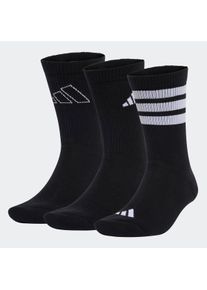 Funktionssocken adidas Performance "LOGO PACK 3PP", Damen, Gr. S (37/39), schwarz-wei&szlig; (schwarz, wei&szlig;), Obermaterial: 51% Baumwolle, 46% Polyester, 2% Elasthan, 1% sonstige Fasern, Socken Funktionssocken, f&uuml;r Sport, mit Rippb&uuml;ndchen, aus weichem, stretchigem Baumwollmix