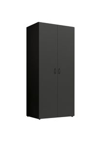Livetastic Dreht&uuml;renschrank, Graphitfarben, Holzwerkstoff, 1 F&auml;cher, 0 Schublade(n) Schubladen, 81x176x51.1 cm, Schlafzimmer, Komplette Schlafzimmer und Serien, Schlafzimmerserien