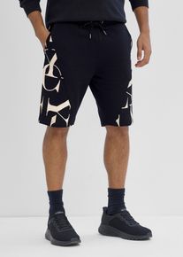 bonprix Bermudy dresowe z czystej bawełny organicznej, czarny, 44/46 (S)