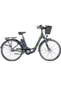Z&uuml;ndapp E-Bike Z&Uuml;NDAPP "Z510" Gr. 48, wei&szlig; (grau, gr&uuml;n), Elektrofahrr&auml;der, 48cm, 28 Zoll (71,12cm), E-Bike, Pedelec, Elektrofahrrad f&uuml;r Damen u. Herren