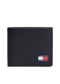 Geldb&ouml;rse Tommy Jeans "TJM HERITAGE LEATHER CC & COIN", Damen, schwarz, Leder, Basic, Kleinlederwaren Geldb&ouml;rse, Unisex Geldbeutel, Portemonnaie mit Logo-Aun&auml;her