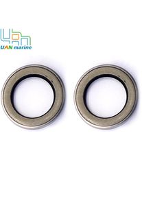 2Pcs New 26-70081 Lower Unit Outer Propshaft Oil Seal for Mercury Outboard 65 125 150 200HP 3Cyl V6 85530 91255-ZW1-003