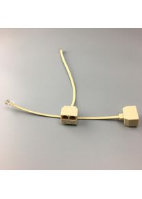 5Pcs Rj11 Splitter Adapter for Landline Telephone Telephone Wall Separator Two Way Phone Line Splitter Call Transfer Without