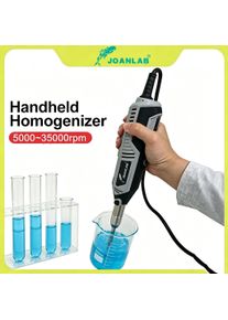 JOANLAB Handheld Homogenizer 5000-35000rpm | High-Speed Emulsifier & Mixer | Ideal for Lab & Liquid Processing
