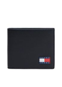 Geldb&ouml;rse Tommy Jeans "TJM HERITAGE LEATHER CC WALLET", Damen, schwarz, Leder, Lederimitat, Kleinlederwaren Geldb&ouml;rse, Unisex Geldbeutel, Portemonnaie mit Logo-Aufn&auml;her