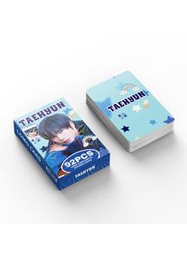 92 Korean Entertainment Mini Cards of Male Idol Group Star Photo Stickers LOMO Cards Fan Support Collection Cards Gift
