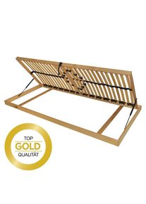 Primatex Deluxe , Holz , Birke,Birke , Schichtholz,Schichtholz , 6-Zonen , 80x200 cm , Mittelgurt, individuelle Liegeh&auml;rteeinstellung, alternative Gr&ouml;&szlig;en erh&auml;ltlich , Schlafzimmer, Lattenroste