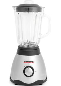 Gastroback Standmixer "40999 Vital Mixer", silber (silberfarben, schwarz), B:18,9cm H:38,2cm T:20,4cm, Zerkleinerer, Standmixer