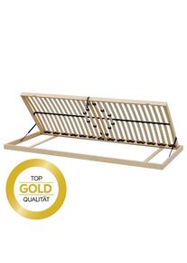Primatex Deluxe , Holz , Birke,Birke , Schichtholz,Schichtholz , 6-Zonen , 90x200 cm , Mittelgurt, individuelle Liegeh&auml;rteeinstellung, alternative Gr&ouml;&szlig;en erh&auml;ltlich , Schlafzimmer, Lattenroste