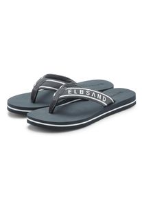 Badezehentrenner ELBSAND "Sandale, Badeschuh, Pantolette, Badelatsche, Flip Flop, Badeschlappe", Damen, Gr. 43, dunkelgr&uuml;n, Obermaterial: 100% Textilmaterial. Decksohle: 100% Synthetik. Futter: 100% Textilmaterial. Laufsohle: 100% Synthetik, unifarben mit Farbeins&auml;tzen, Basic, Schuhe Badezehentrenner, NEU Zehentrenner mit wasserabweisender und ultraleichter Sohle VEGAN