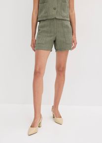 bonprix Femei Bermude Loose Fit, verde, 38