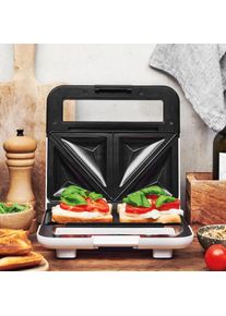 Gastroback Sandwichmaker "42443 Design", wei&szlig;, B:23cm H:9,5cm T:23cm, Sandwichmaker, Sandwichmaker