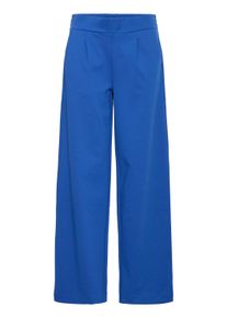 Stoffhose B.Young "Hose BYRIZETTA", Damen, Gr. L, N-Gr, blau (blau quartz), Obermaterial: 74% Polyester PES. 22% Viskose CV. 4% Elasthan EL., Hosen Stoffhose