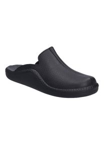 Hausschuh Josef Seibel "Monaco", Herren, Gr. 43, schwarz, Obermaterial: 50% Rindsleder Leather cow. 50% Lammleder LEL., Schuhe Hausschuh