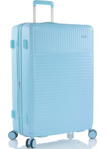Hartschalen-Trolley Heys "Pastel, in verschiedenen Farben und Gr&ouml;&szlig;en", Damen, Gr. B/H/T: 51cm x 76cm x 30cm 109 l, blau, Polycarbonat-Verbundwerkstoff, Koffer Hartschalen-Trolley, Heys Handgep&auml;ck-Koffer TSA Schloss Volumenerweiterung