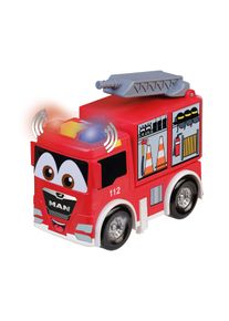 Spielzeug-Auto Happy People "MAN KIDS Feuerwehr 2er Set", bunt, Spielzeugfahrzeuge, KinderB:14cm H:7cm T:10cm, Spielzeug-Auto, mit Licht und Sound, B:14cm H:7cm T:10cm
