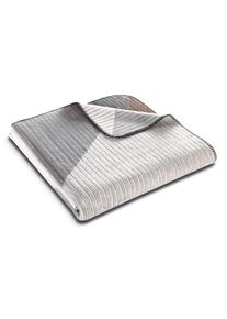 Wohndecke Biederlack "Feel Cord", grau, B:150cm L:200cm, Baumwolle, Polyacryl, Polyester, Wohndecken, Wohndecke, mit sch&ouml;ner Hoch-Tief-Struktur