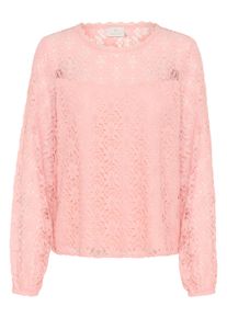 Langarmbluse Kaffe "Langarm-Bluse KAsilja", Damen, Gr. 34, rosa (misty rose), Obermaterial: 60% Baumwolle CO. 40% Polyamid PA., Blusen Langarmbluse