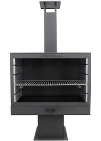Grillkamin WESTMANN "Premium LG868", schwarz, B:41cm T:90cm, Grills, Grillkamin, BxTxH: 41x90x160 cm