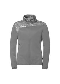Trainingsjacke Kempa "Trainingsjacke Athletics 29 Poly Women", Damen, Gr. XS, grau (steingrau), Obermaterial: 100% Polyester Pol. recyc.., Jacken Trainingsjacke
