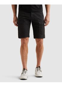 PME-Legend Cargoshorts PME LEGEND, Herren, Gr. 36, N-Gr, schwarz, Web, Obermaterial: 98% Baumwolle, 2% Elasthan, normal kniefrei, Hosen Cargoshorts, aus elastischer Baumwollmischung