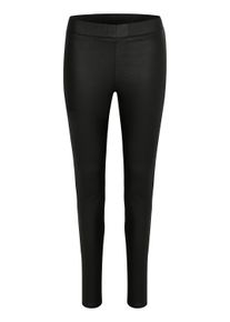 Leggings Kaffe "Leggings Ada", Damen, Gr. 40, N-Gr, schwarz (schwarz deep), Obermaterial: 75% Viskose CV. 21% Nylon NY. 4% Elasthan EL., Hosen Leggings