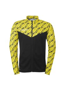 Trainingsjacke Uhlsport "Trainingsjacke Progressive 28 Poly", Herren, Gr. S, schwarz (schwarz, limonengelb), Obermaterial: 100% Polyester Pol. recyc.., Jacken Trainingsjacke