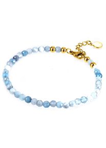 Armband Lady, blau, blau, Armb&auml;nder, Damen, Edelstahl, Armband