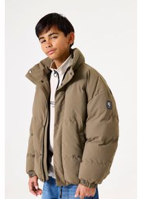 Steppjacke Garcia, Jungen, Gr. 176, braun (bronze gr&uuml;n), Web, Obermaterial: 100% Polyester, unifarben, regular fit taillenbedeckt, elastischer Bund, Jacken Steppjacke, mit Taschen for BOYS