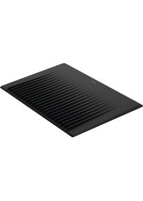 Abtropfmatte Schock "aus Silikon, temperaturbest&auml;ndig bis 230C", grau (anthrazit), B:30,3cm H:1,2cm T:40,8cm, Silikon, Geschirrst&auml;nder, Abtropfmatte, sp&uuml;lmaschinengeeignet, in Anthrazit