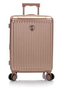 Hartschalen-Trolley Heys "Luxe, in verschiedenen Farben und Gr&ouml;&szlig;en", Damen, Gr. B/H/T: 38cm x 53cm x 22cm 40 l, rosa (ros&eacute;gold), Polycarbonat, unifarben, Koffer Hartschalen-Trolley, Heys Hartschalen-Koffer Volumenerweiterung