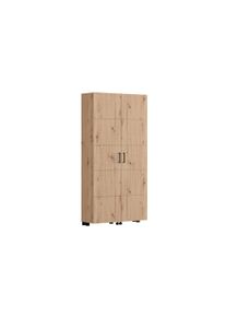Schuhschrank Home Affaire "Islay, Schuhkommode, Schuhregal, Flurschrank, Dielenm&ouml;bel", artisan eiche, B:91,6cm H:184,4cm T:32,4cm, Holzwerkstoff, Schr&auml;nke, Schuhschrank, Moderner Schuhschrank Islay: 4 Gr&ouml;&szlig;en, 3 Farben&ndash; platzsparendes Design