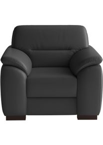 Sit & More Sessel SIT & MORE, schwarz, B:106cm H:88cm T:90cm, Sessel, Sessel, mit Federkern