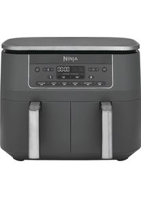 Ninja Hei&szlig;luftfritteuse "6-in-1 Dual Zone Air Fryer 7,6L DZ300EU", grau, B:38cm H:31,5cm T:37cm, Fritteusen, Hei&szlig;luftfritteuse