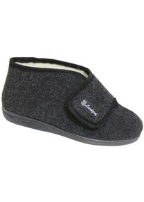 Winterstiefel SALIHA "H-Klett mit Schurwollfutter" Gr. 48, grau (anthrazit), 48, Obermaterial: 100% Schurwolle WV., Schuhe, Winterstiefel
