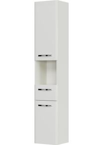 Hochschrank SAPHIR "Quickset 326, mit 2 T&uuml;ren, 1 Fach und 1 Auszug, 30cm breit", wei&szlig; glanz, B:30cm H:168cm T:33cm, Schr&auml;nke, Hochschrank