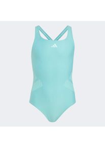 Badeanzug adidas Performance "BB CBCK SUIT Y", M&auml;dchen, Gr. 164, N-Gr, mint ton, Obermaterial: 78% Polyester, 22% Elasthan, Badeanz&uuml;ge Badeanzug