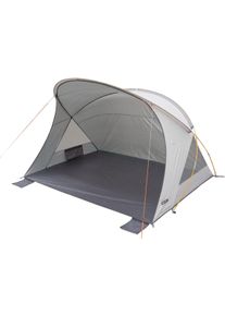 Strandmuschel High Peak "Cadiz 80", grau (aluminium, dunkelgrau), Zelte, B/H/L: 200cm x 130cm x 150cm, Strandmuschel, B:200cm H:130cm L:150cm