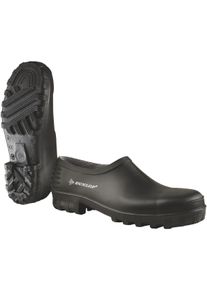 Outdoorschuh Dunlop "Monocolour Galosche", Herren, Gr. 45, schwarz, Obermaterial: 100% Gummi rubber., Schuhe Outdoorschuh