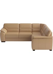 Sit & More Ecksofa SIT & MORE "Montego", beige (cappuccino), B:255cm H:88cm T:225cm, Sofas, Ecksofa, wahlweise mit Bettfunktion und Schubkasten