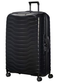 Hartschalen-Trolley Samsonite "PROXIS 86", Damen, Gr. B/H/T: 61cm x 86cm x 33cm 147 l, schwarz, Polypropylenmix, Koffer Hartschalen-Trolley, mit viel Stauraum, mit USB Anschluss, mit mehreren Tragegriffen