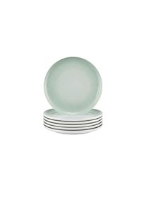 Brotteller Seltmann Weiden "Brotteller Sento Home &oslash; 16,3 cm 6er Set", aura mint, B:16,3cm H:2cm L:16,3cm T:16,3cm &Oslash;:16,3cm, Speiseteller, Brotteller, Sp&uuml;lmaschinengeeignet, Mikrowellengeeignet, Ofenfest, Salamandergeeignet, K&uuml;hlschrankgeeignet, Gefrierschrankgeeignet