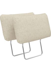 Sit & More Kopfst&uuml;tze SIT & MORE "Chelsea", creme, B:50cm H:25cm, Stoff, Polsterauflagen, Kopfst&uuml;tze