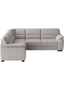 Sit & More Ecksofa SIT & MORE "Montego", beige (light grau), B:255cm H:88cm T:225cm, Sofas, Ecksofa, wahlweise mit Bettfunktion und Schubkasten