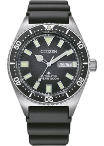Automatikuhr Citizen "Promaster Mechanical Diver", schwarz (schwarz, schwarz), Armbanduhren, Damen, Automatikuhr, Armbanduhr, Herrenuhr, Damenuhr, Taucheruhr, bis 20 bar wasserdicht